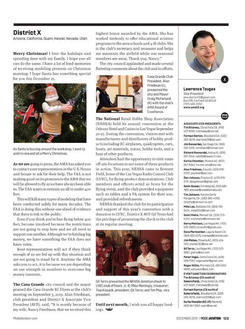 AMA Model Aviation Magazine, December 2019 Issue