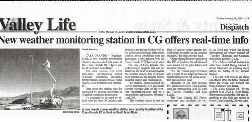 Casa Grande Dispatch January 14, 2018