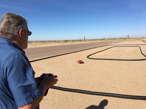 Our Original Car Track Before The Improvements