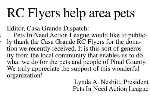 From the November 20, 2021 Casa Grande Dispatch