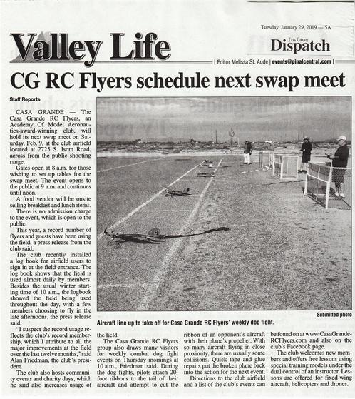 Casa Grande Dispatch, January 29, 2019