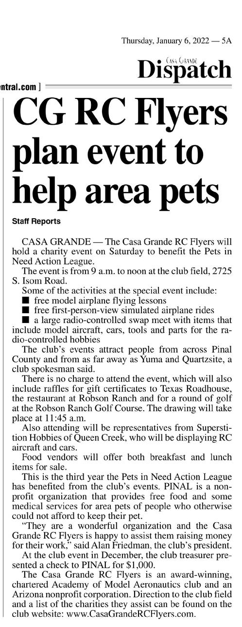 Casa Grande Dispatch, January 6, 2022