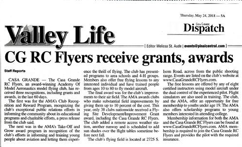 Casa Grande Dispatch May 24, 2018