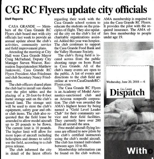 Casa Grande Dispatch, June 20, 2018
