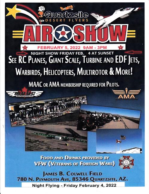 Quartzsite Desert Flyers Air Show