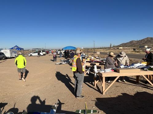 Every Table Was Filled At Our National Model Aviation Day Swap Meet On November 13, 2021